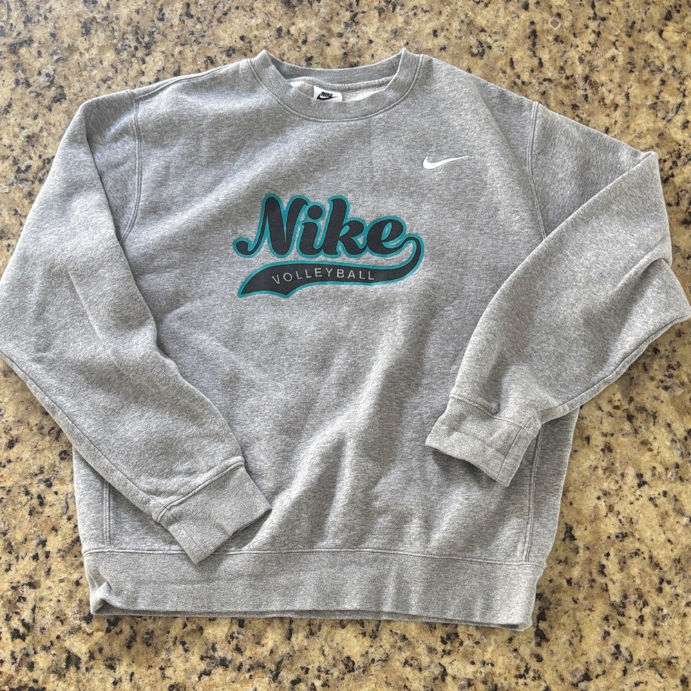 Nike Gray Crewneck Volleyball Sweatshirt